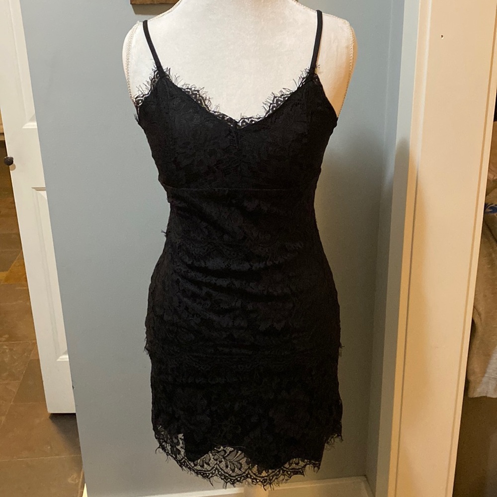 LBD Forever 21 Black Lace Dress